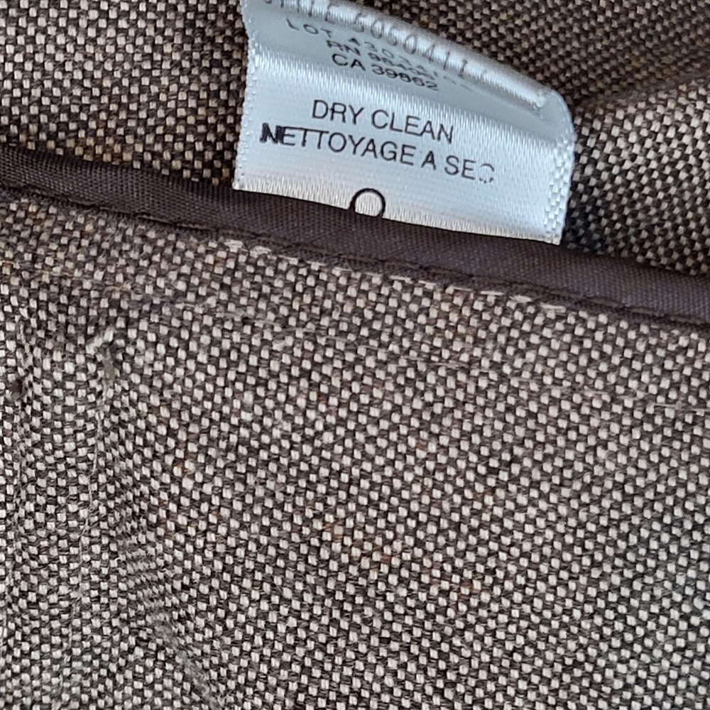 Theory womens tan brown button front 4 pocket pleated back detail blazer size 4 - Picture 14 of 14